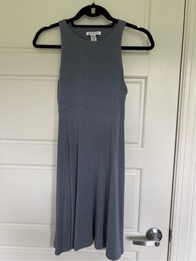 Athleta Slate Blue Racerback Midi Dress